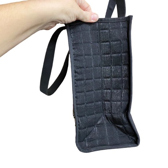 La Soiree Sequined Beaded Lined Canvas Tote Bag, 11" x 9" x 6" Gatsby Dancing - Picture 5 of 9